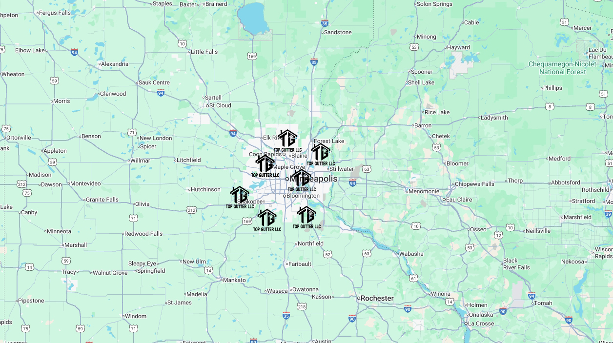 service locations are displayed on the map